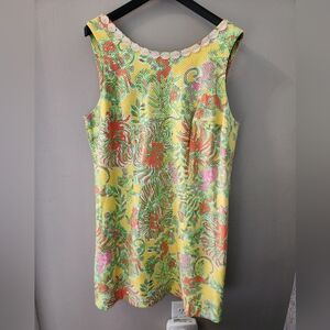 Lilly Pulitzer Happy Place Shift Floral Sleeveless Dress 20W